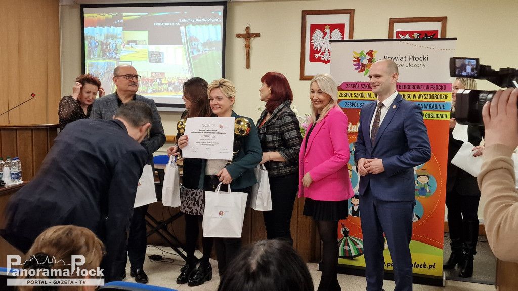 Powiatowa Gala Sportu w Starostwie Powiatowym w Płocku