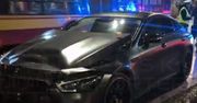 Warszawa: Luksusowym mercedesem wjechał w auto przewozu osób