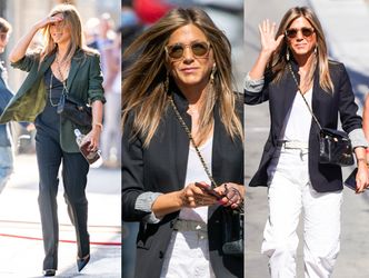 Spłoszona Jennifer Aniston mknie na nagranie popularnego show