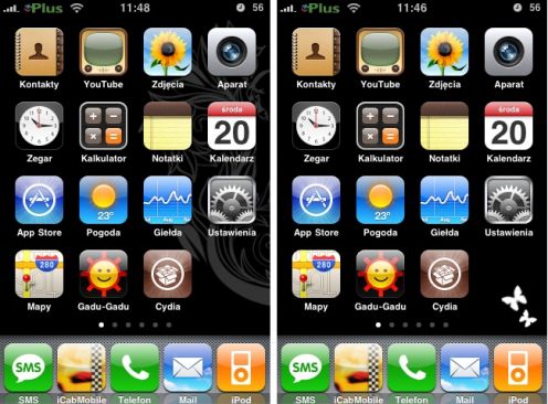 Kilka ozdóbek na pulpit iPhone'a od Geko 1