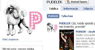 Pudelek na Facebooku! Zapraszamy! :)