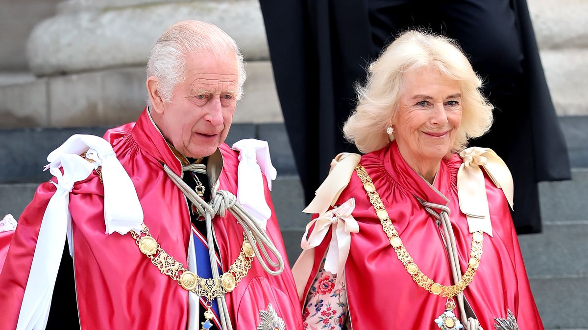 The King And The Queen Attend A Service Of Dedication For The Order Of The British Empire
LONDON, ENGLAND - MAY 15: King Charles III and Queen Camilla walk down the steps of St Paul's Cathedral as they depart a service of dedication for the Order of The British Empire at St Paul's Cathedral on May 15, 2024 in London, England. King Charles III is the Sovereign of the Order of the British Empire and Queen Camilla is the Grand Master of the Order of the British Empire. (Photo by Chris Jackson/Getty Images)
Chris Jackson
bestof, topix