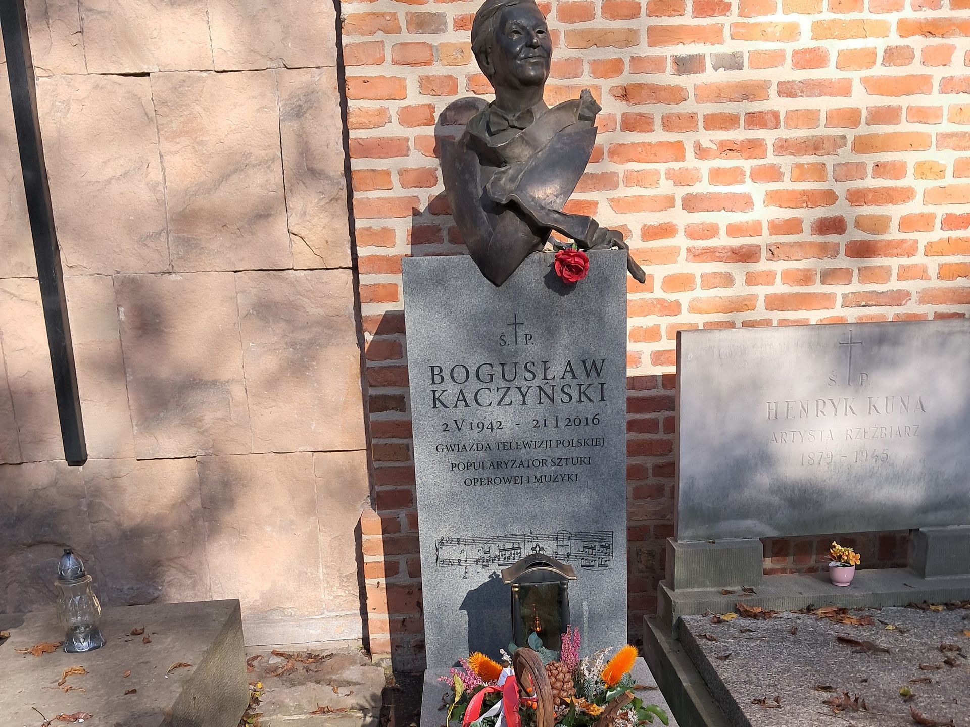 Grób Bogusława Kaczyńskiego.