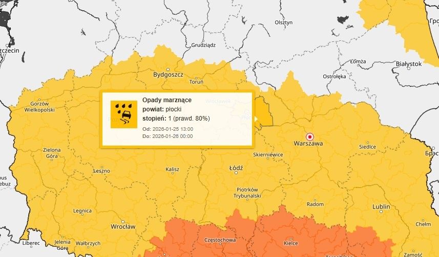 Marznące opady 