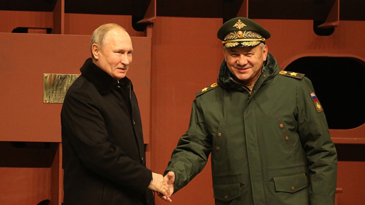 Władimir Putin i Siergiej Szojgu