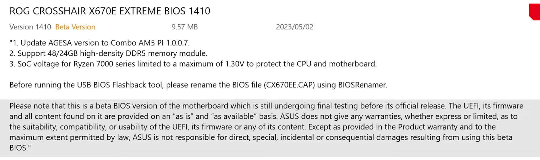 Nowy BIOS do płyt głównych ASUS ma unieważniać gwarancję.
