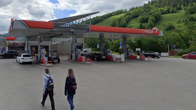 Stacja Orlen przy ul. Ustup w Zakopanem.