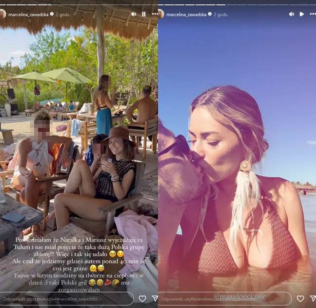 Marcelina Zawadzka świętuje w Tulum urodziny narzeczonego