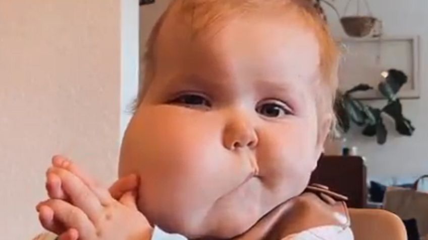 15-miesięczna Mollie ma ogromnego tłuszczaka