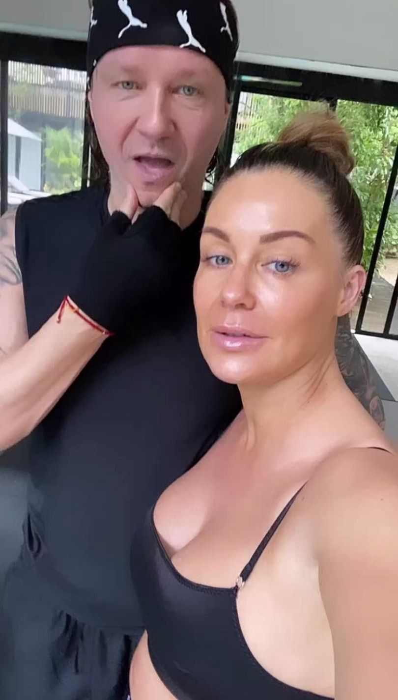 Małgorzata Rozenek i Radosław Majdan pozdrawiają z porannego treningu na wakacjach w Meksyku
