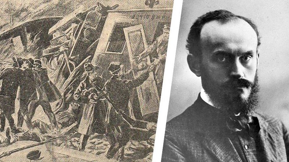 Józef Montwiłł-Mirecki i akcja na stacji w Rogowie