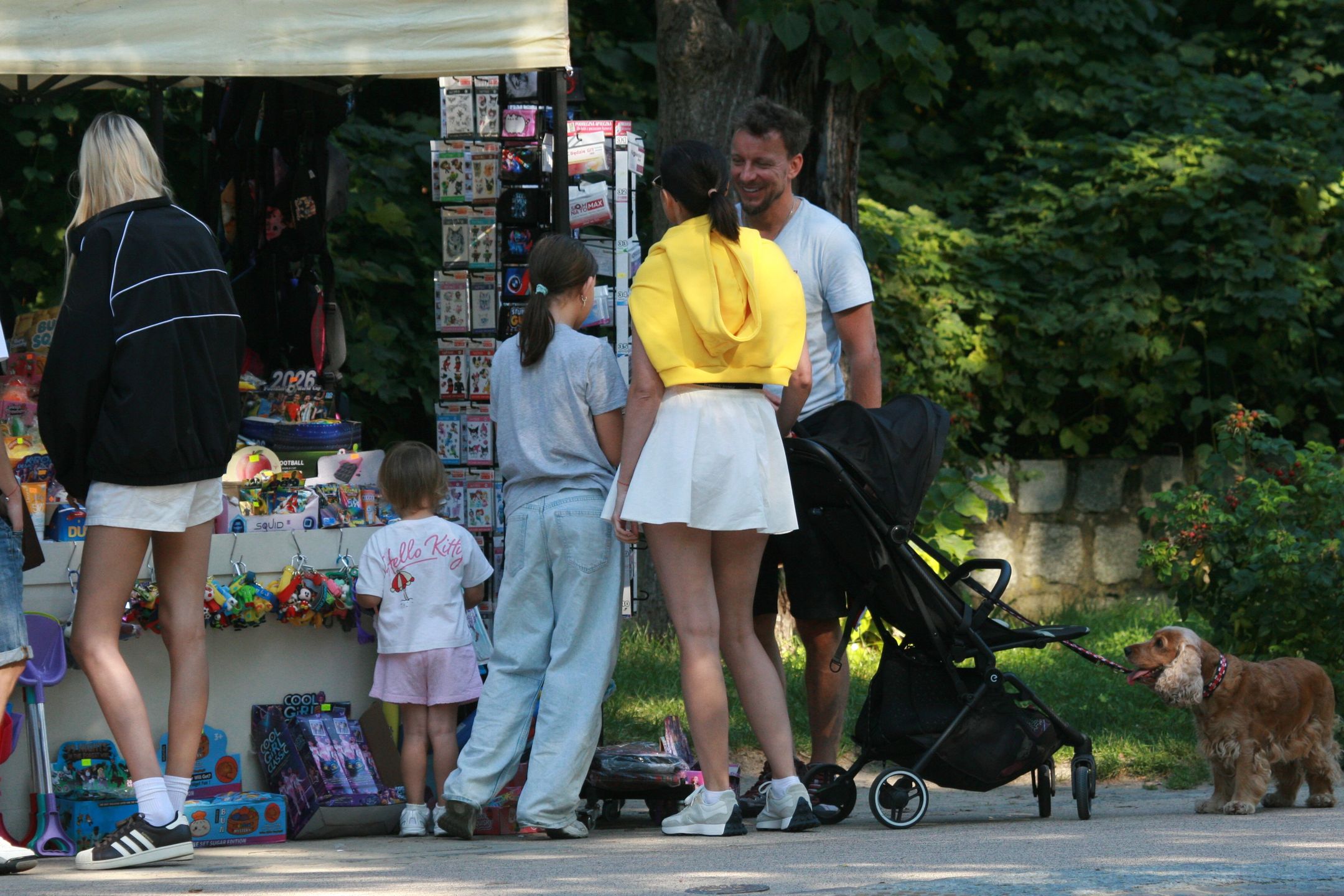 Piotr Kupicha z rodziną w Sopocie