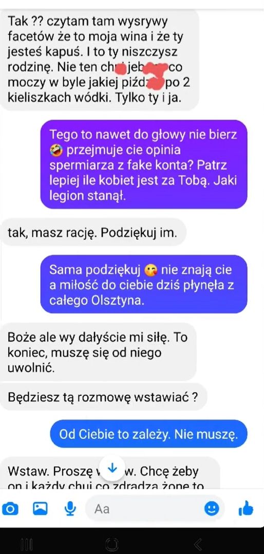 Rozmowa z żoną, którą zdradza mąż