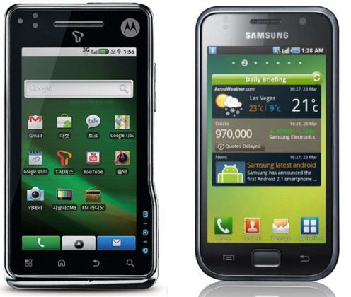 Samsung Galaxy S I9000 i Motorola XT720 MOTOROI wkrótce w Euro! 1