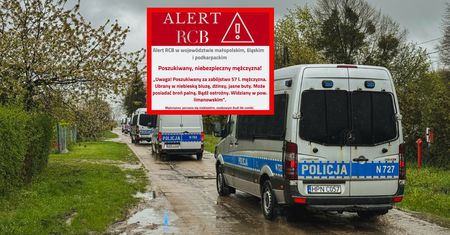Alert RCB i obława. Ostrzeżenie dla mieszkańców trzech województw