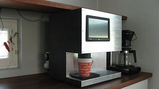 Maszyna do kawy działająca pod Windows XP 1