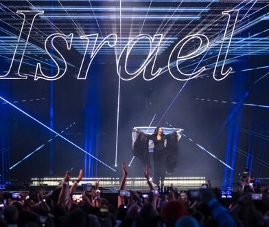 Rzucili farbą i próbowali wtargnąć na scenę. Podczas występu Izraela