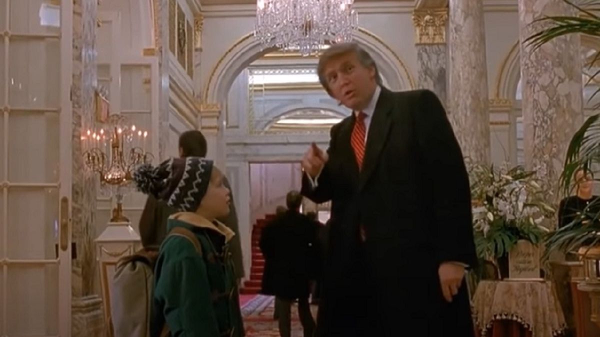 "Kevin sam w Nowym Jorku". Donald Trump i Macaulay Culkin