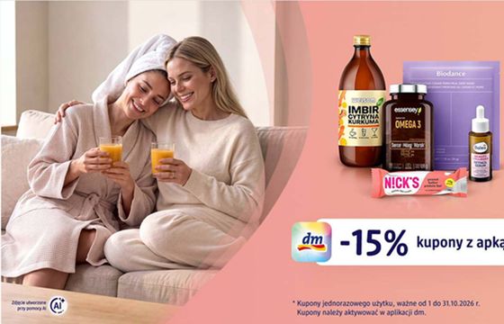 Drogerie dm z nową kampanią. Łączą pielęgnację, suplementy i odżywianie