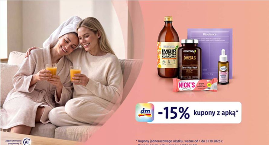 Drogerie dm z nową kampanią. Łączą pielęgnację, suplementy i odżywianie