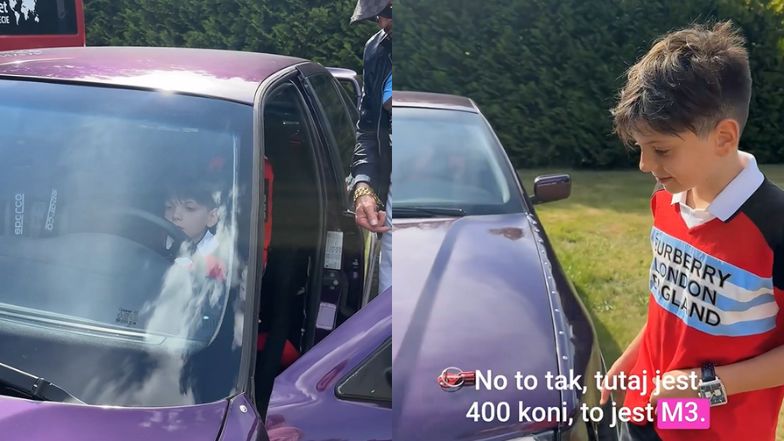 Rutkowski Junior chwali się autem za 200 tys. zł (WIDEO)