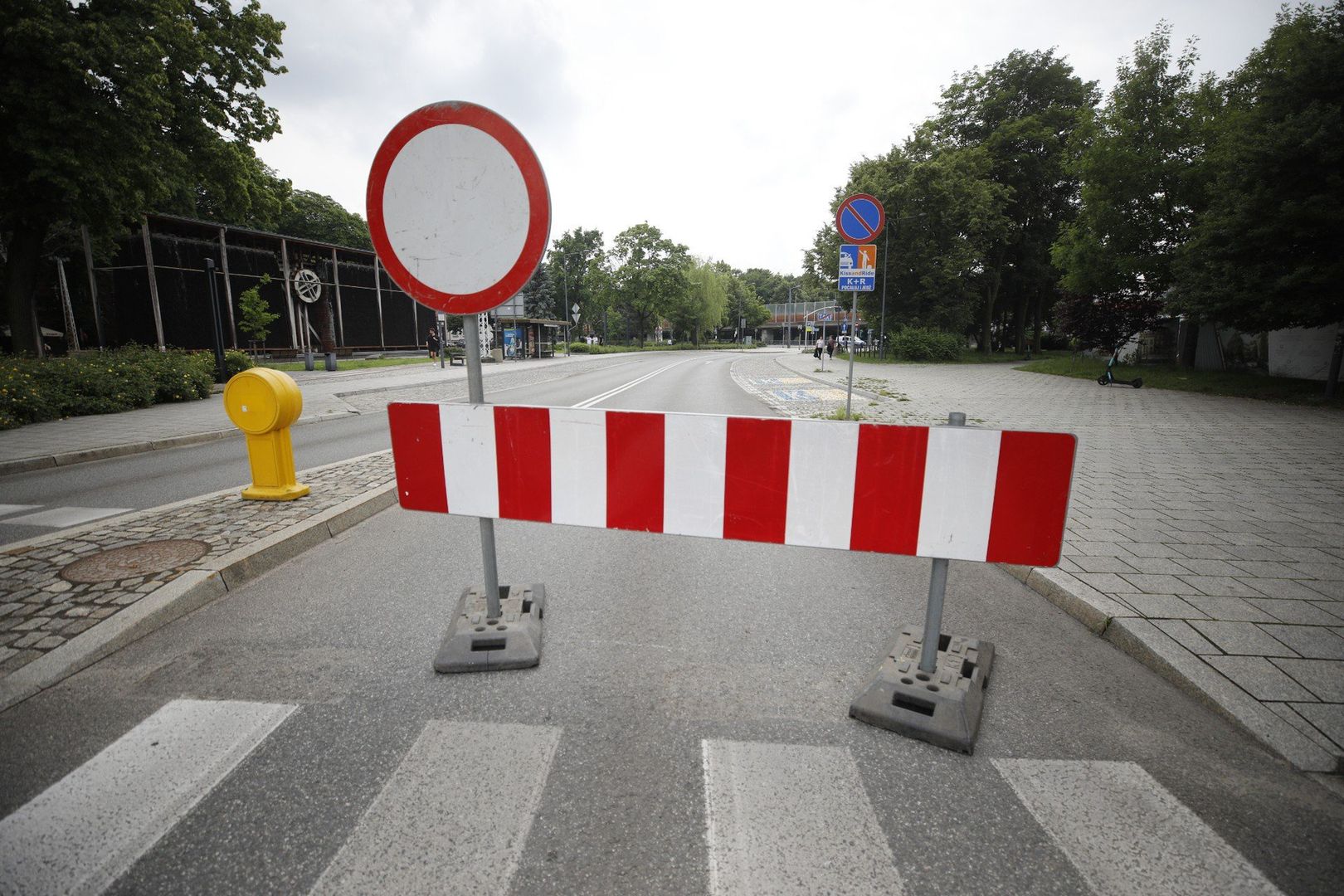 Zamknięcie ulic w Chorzowie
