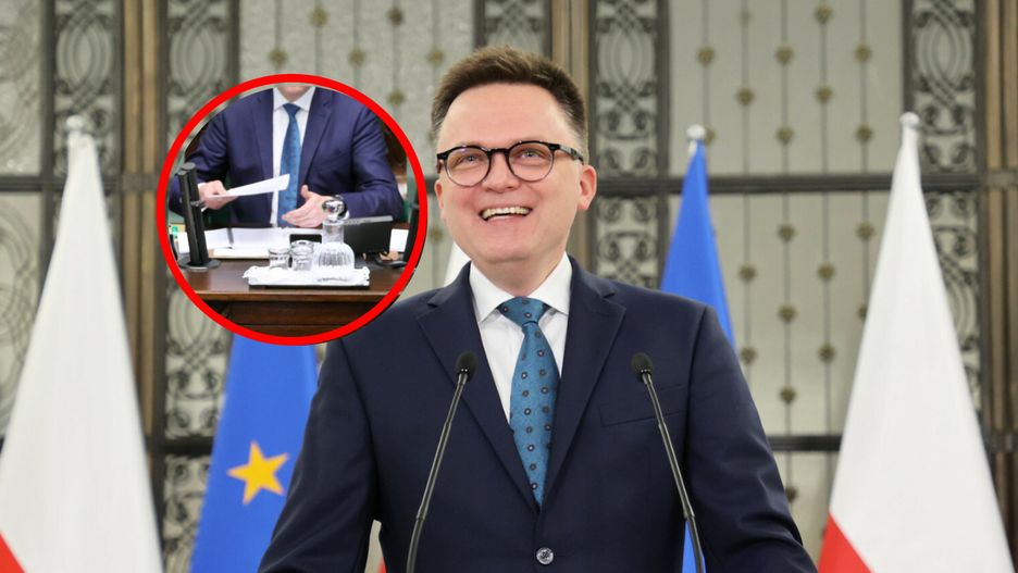 Szymon Hołownia w roli Marszałka Sejmu