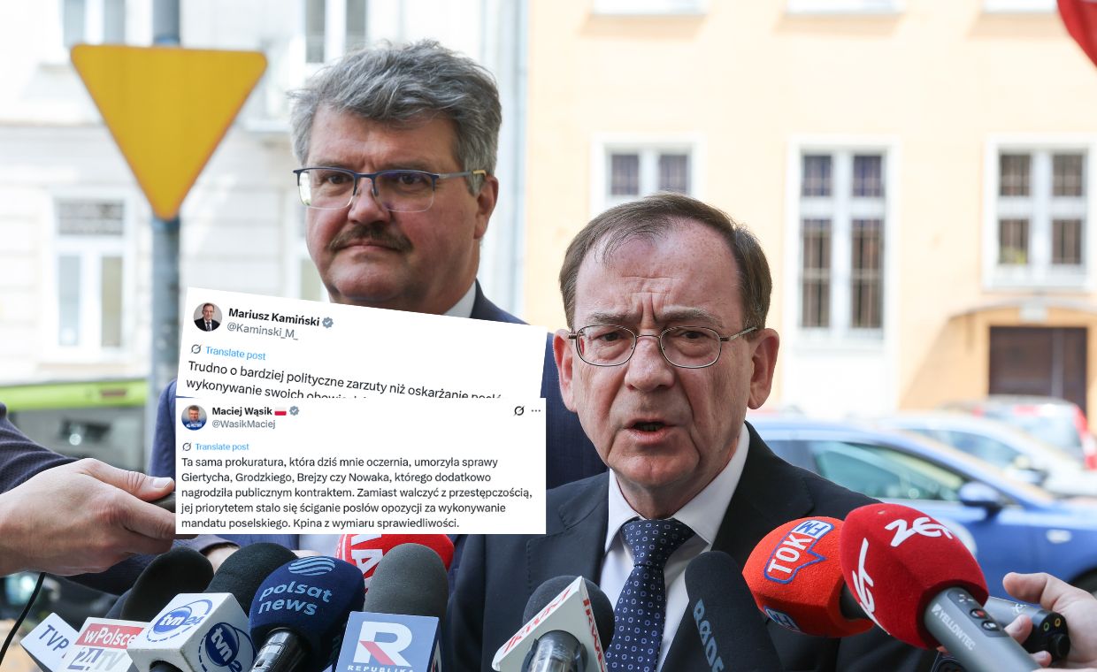 Kamiński i Wąsik reagują na zarzuty. "Kpina z wymiaru sprawiedliwości"