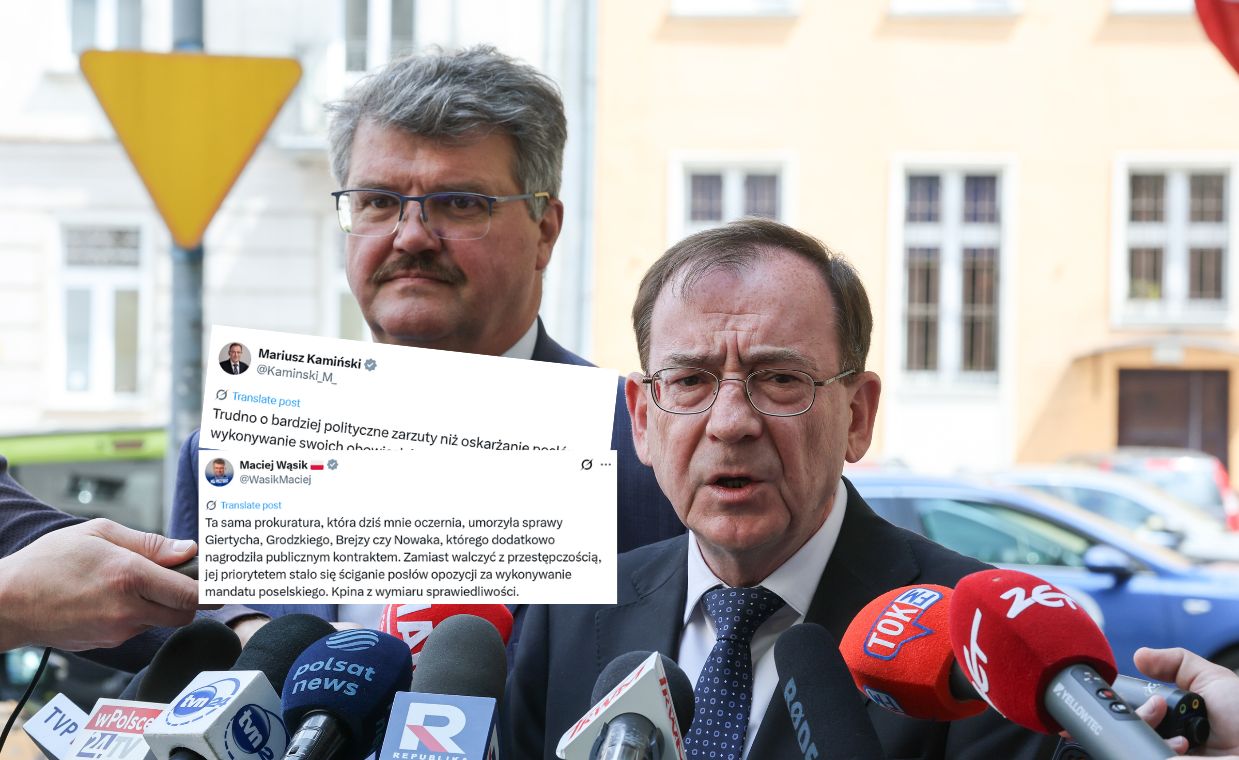 Kamiński i Wąsik reagują na akt oskarżenia. "Kpina z wymiaru sprawiedliwości"