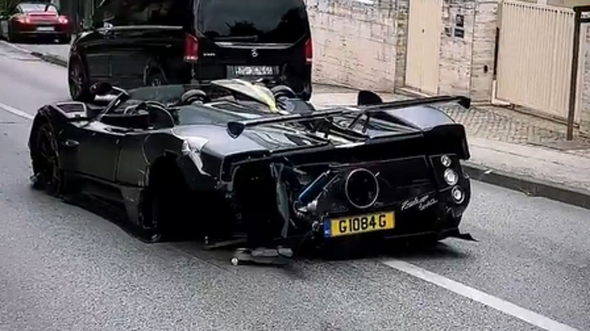 Limitowane Pagani uległo zniszczeniu