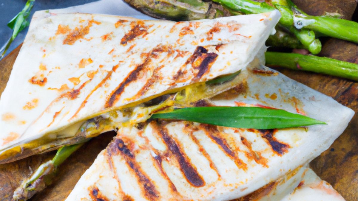 Tortilla ze szparagami - Pyszności