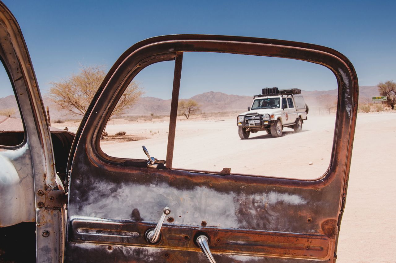 Samochodem przez pustynię Namib - przygotowania