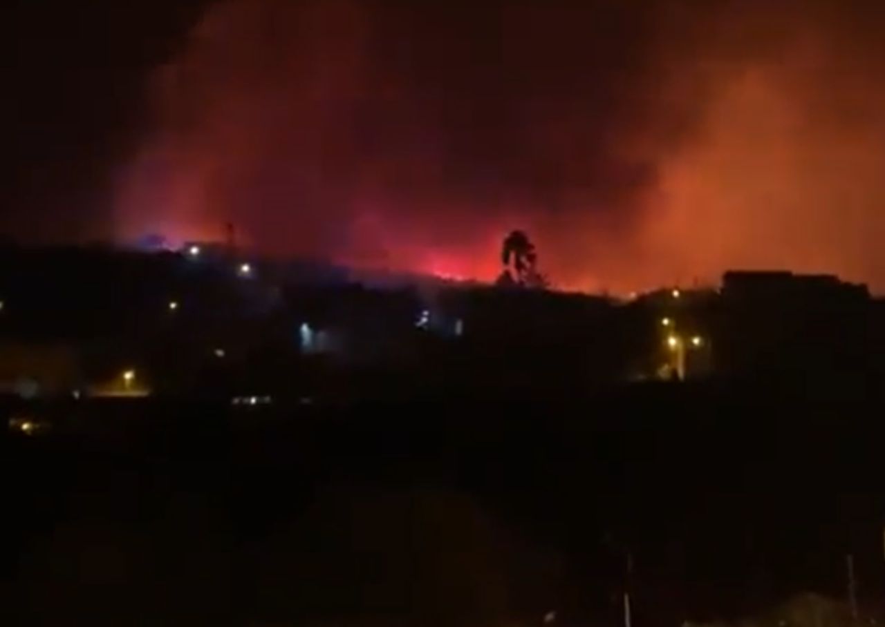 Fire on Tenerife