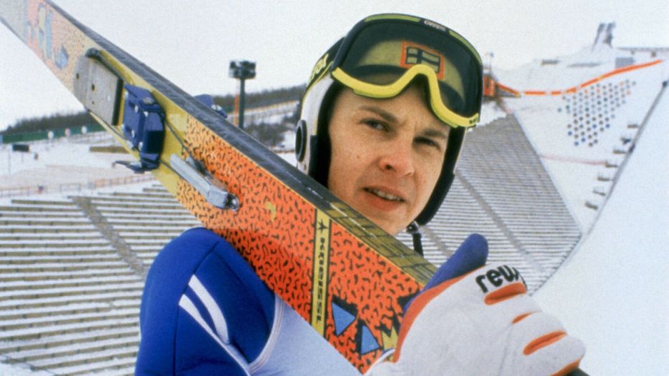 Matti Nykanen na igrzyskach olimpijskich w 1988 r.