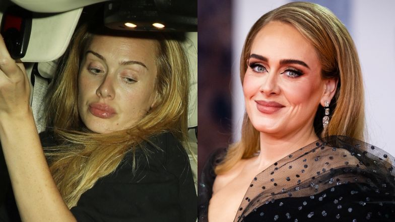 Adele bez makijażu na randce z partnerem
