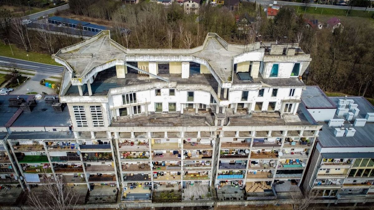 Słynna kosmiczna willa na dachu w Jastrzębiu-Zdroju