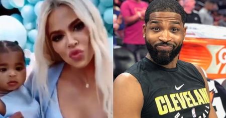 Khloe Kardashian ignorowała Tristana Thompsona na urodzinach córki. "Nie wiedziała, jak ma się zachowywać"