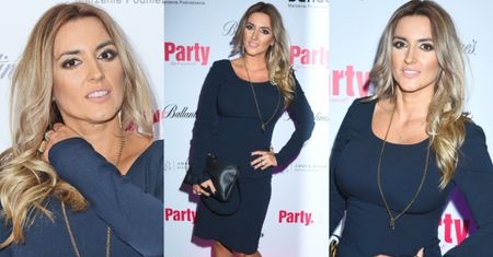 Odchudzona Karolina Szostak pozuje na urodzinach "Party"