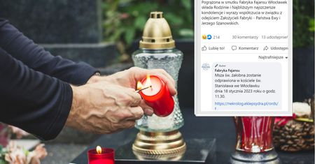 "Serce jej pękło na grobie męża". Historia z Włocławka porusza do łez