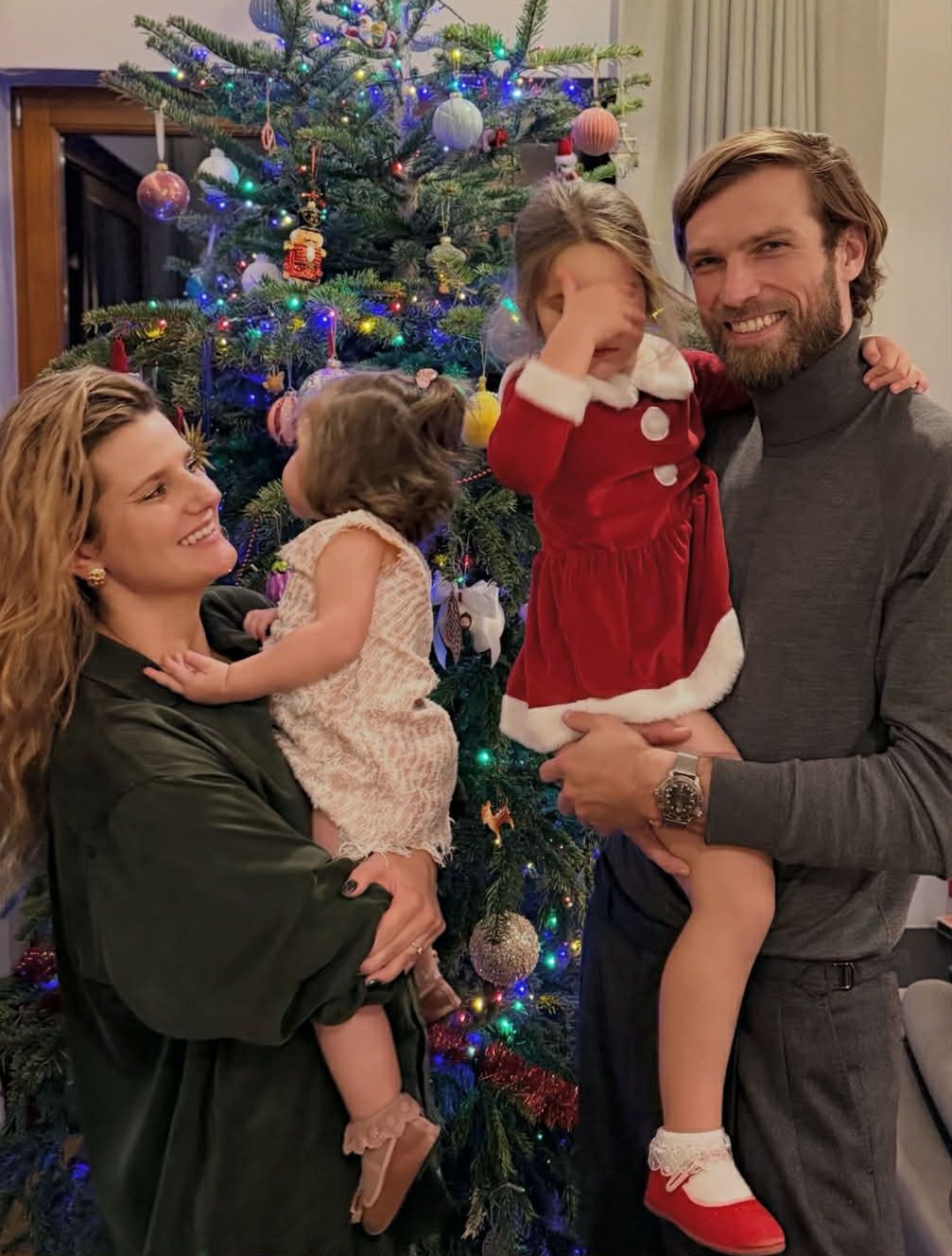 Zofia Zborowska z rodzinką