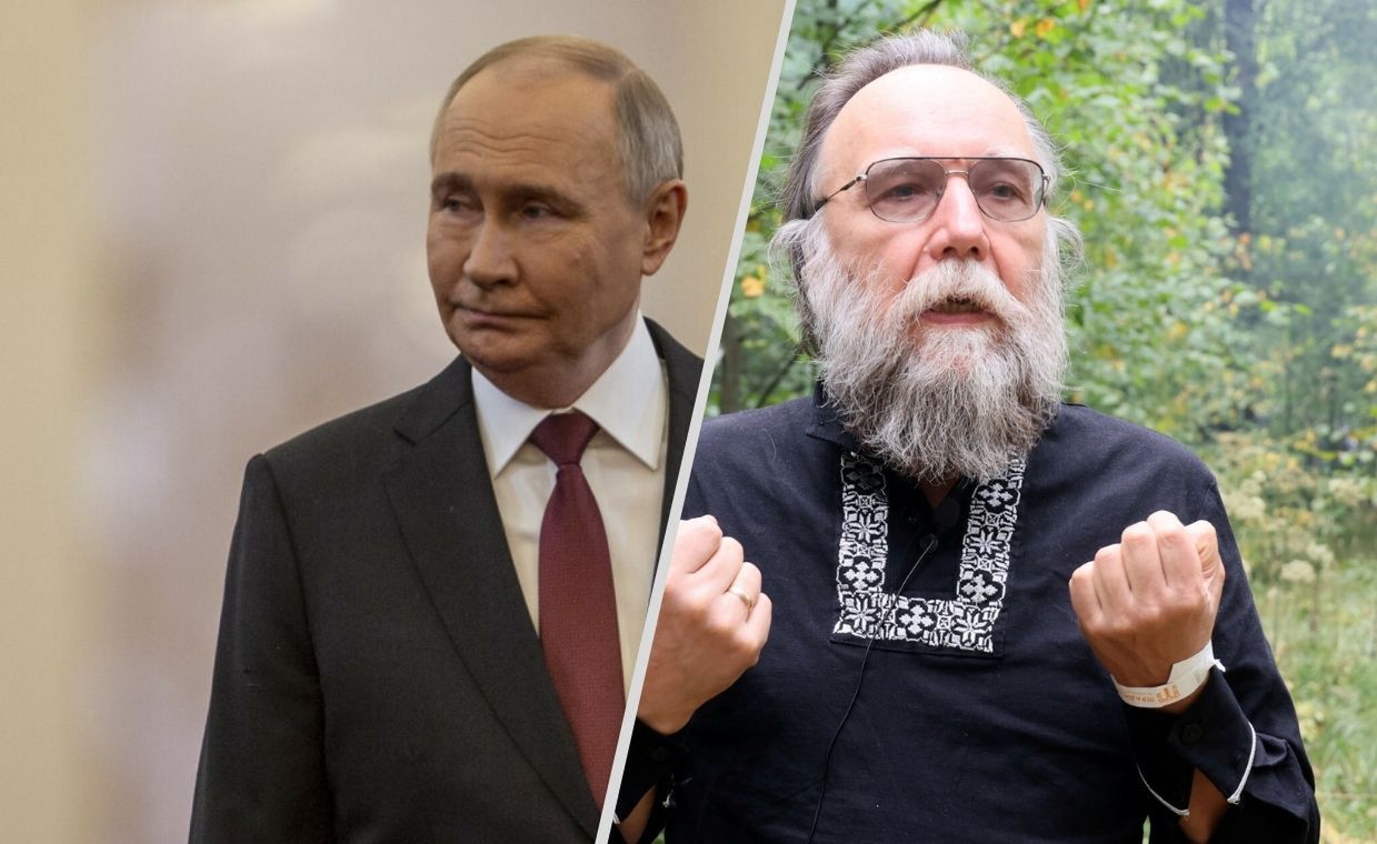 Władimir Putin i Aleksander Dugin