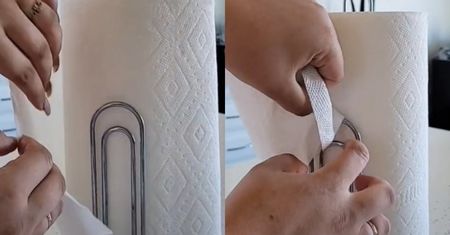 Masz taki uchwyt na ręcznik papierowy? Prawdopodobnie źle z niego korzystasz