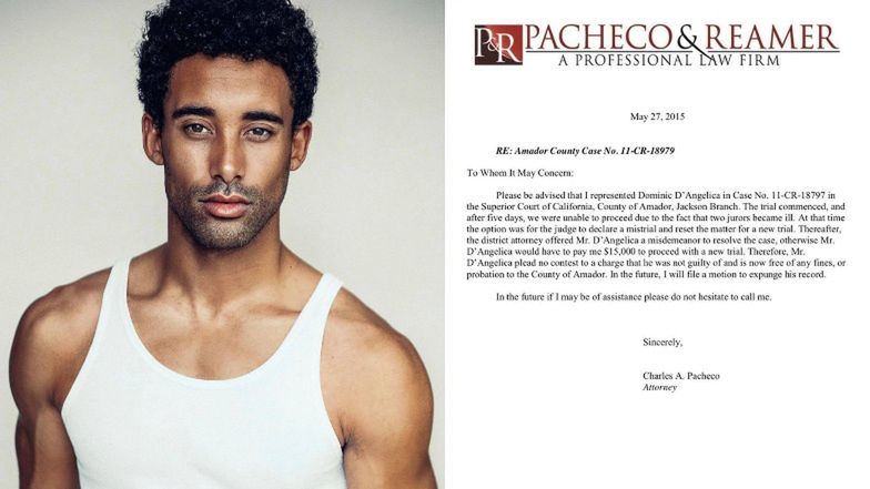 Dominic D'Angelica odpowiada na zarzuty