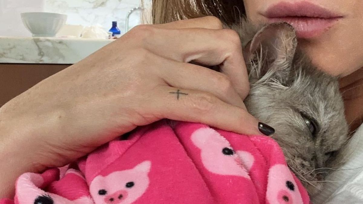 Kate Beckinsale ze swoim pupilem 