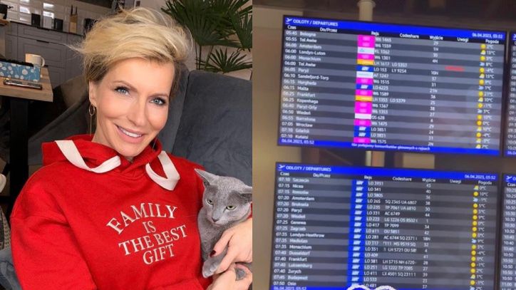 Paulina Smaszcz dodała relację z lotniska