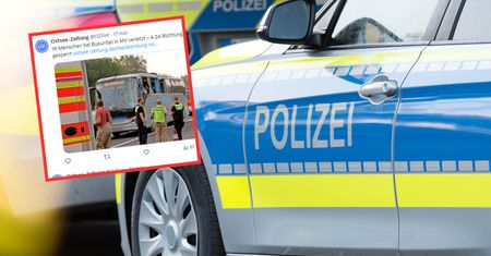 Polski autobus zjechał z drogi w Niemczech. "Wielu poszkodowanych"