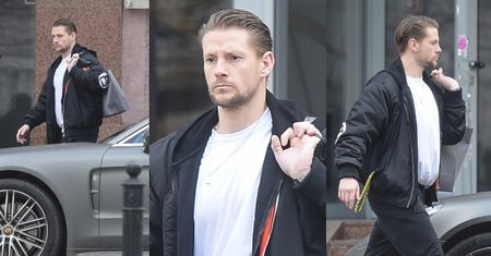 Sebastian Fabijański parkuje swoje porsche za 700 tysięcy NA ZAKAZIE. Spieszyło mu się na shopping (ZDJĘCIA)