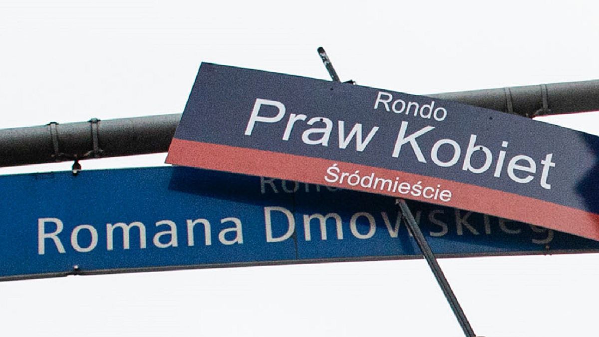 Dzień Kobiet 2021. Wydarzenie na Rondzie Praw Kobiet w Warszawie