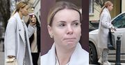 Naturalna Izabela Janachowska pije kawę z sieciówki i wsiada do audi. Co z bentleyem za milion złotych? (ZDJĘCIA)