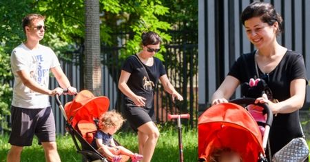 Kasia Cichopek na hulajnodze (ZDJĘCIA)